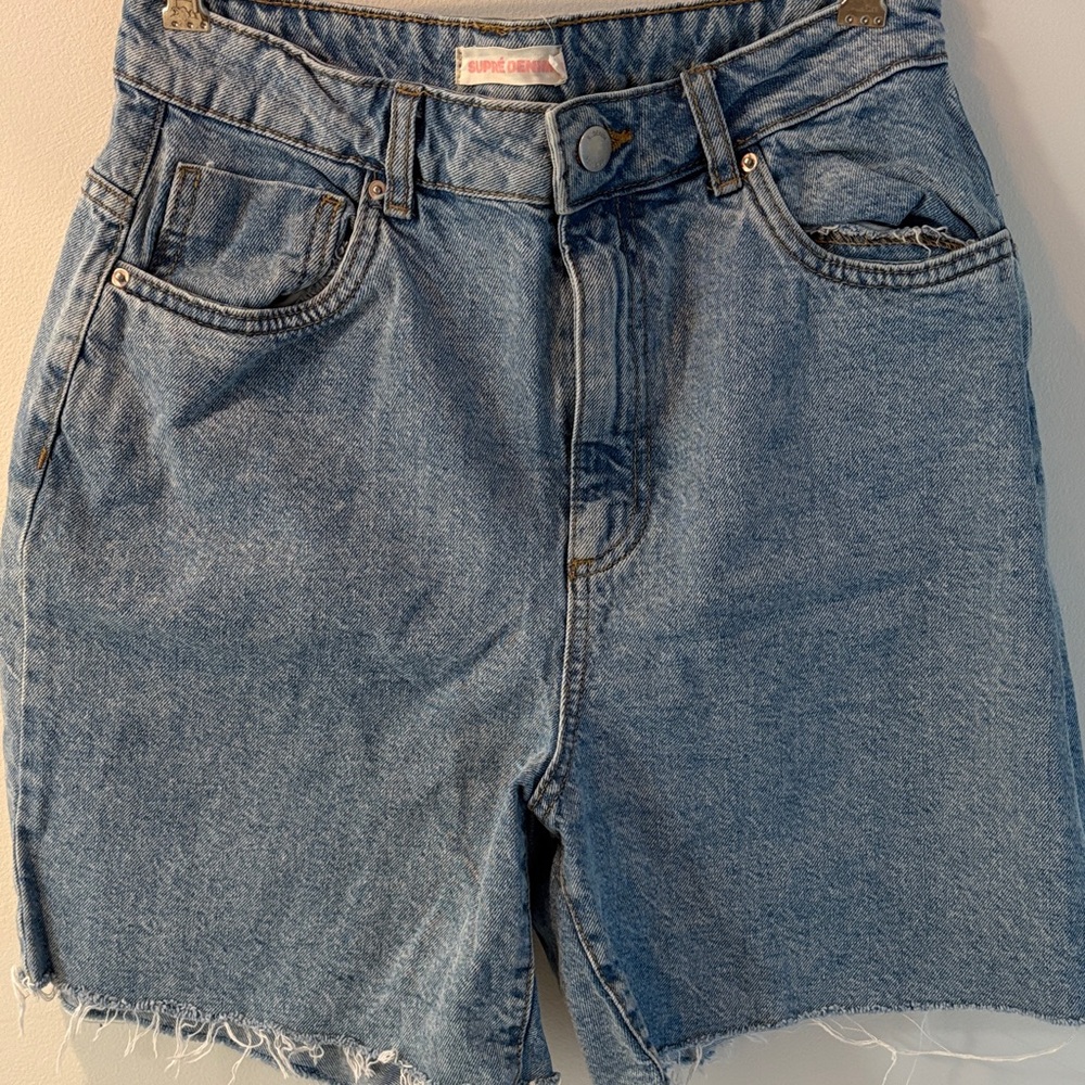 Blue Denim Women’s Bermuda Shorts